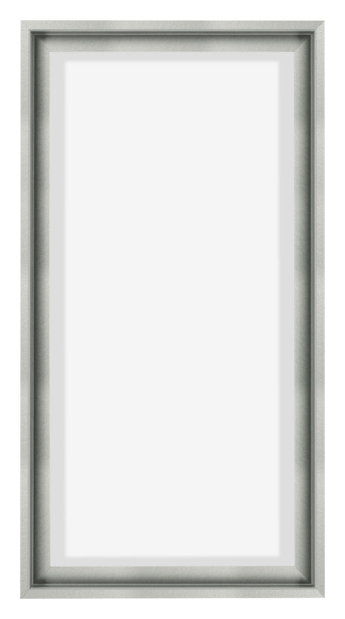 Lyon MDF Schattenfugenrahmen 1 2 Silber Matt Vorne | Yourdecoration.at