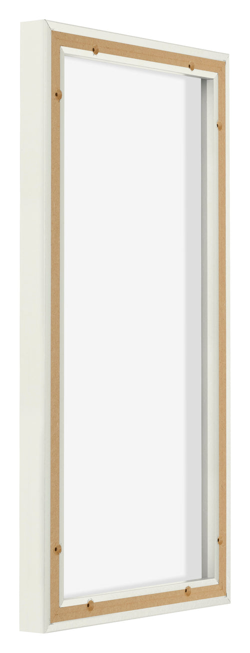 Lyon MDF Schattenfugenrahmen 1 2 Weiss Matt Ruckseite Schrag | Yourdecoration.at