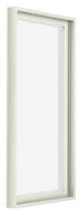 Lyon MDF Schattenfugenrahmen 1 2 Weiss Matt Vorne Schrag | Yourdecoration.at