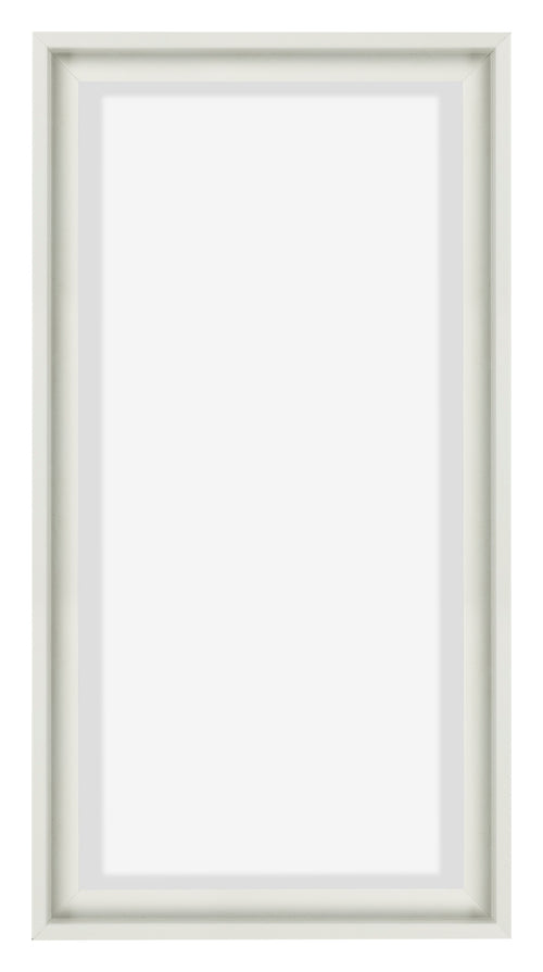 Lyon MDF Schattenfugenrahmen 1 2 Weiss Matt Vorne | Yourdecoration.at