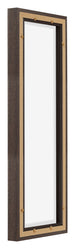 Lyon MDF Schattenfugenrahmen 1 3 Eiche Dunkel Ruckseite Schrag | Yourdecoration.at