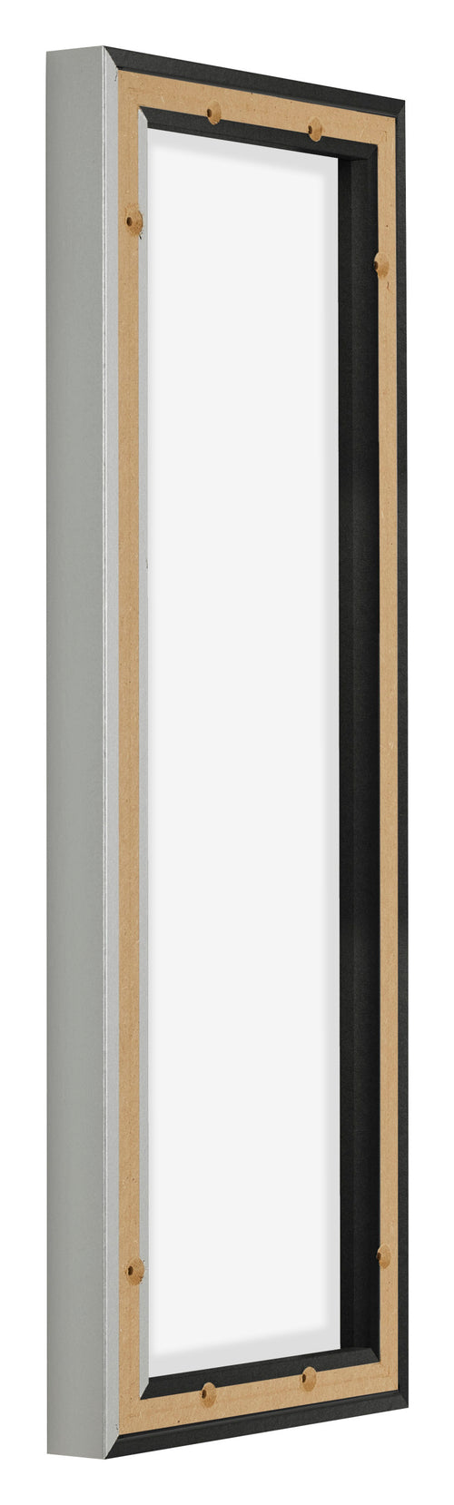 Lyon MDF Schattenfugenrahmen 1 3 Schwarz Matt Ruckseite Schrag | Yourdecoration.at