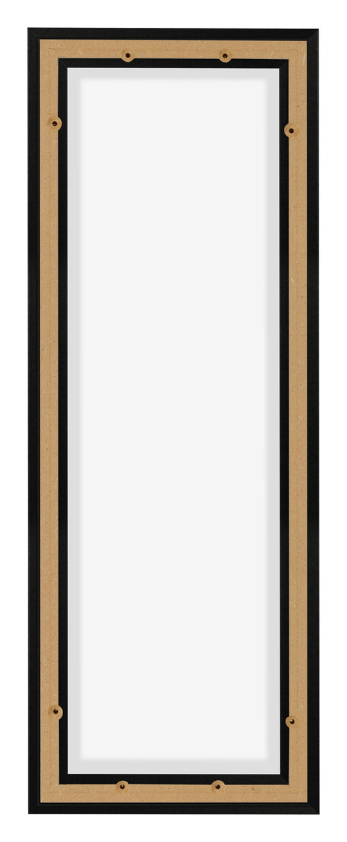 Lyon MDF Schattenfugenrahmen 1 3 Schwarz Matt Ruckseite | Yourdecoration.at