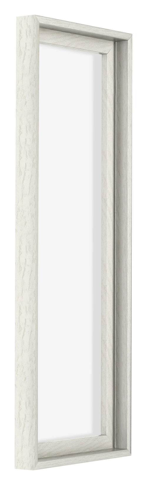 Lyon MDF Schattenfugenrahmen 1 3 White Wash Vorne Schrag | Yourdecoration.at