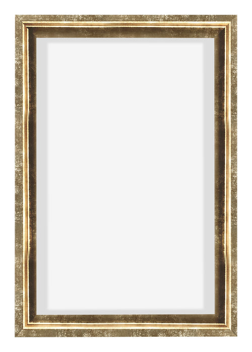Lyon MDF Schattenfugenrahmen 2 3 Gold Antik Vorne | Yourdecoration.at