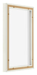 Lyon MDF Schattenfugenrahmen 2 3 Weiss Matt Ruckseite Schrag | Yourdecoration.at
