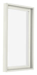 Lyon MDF Schattenfugenrahmen 2 3 Weiss Matt Vorne Schrag | Yourdecoration.at