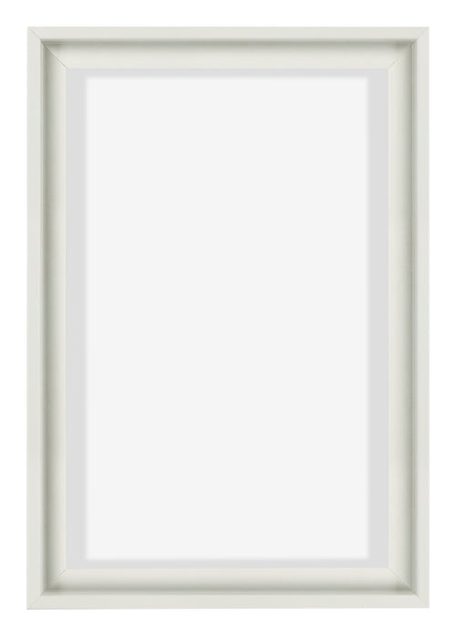 Lyon MDF Schattenfugenrahmen 2 3 Weiss Matt Vorne | Yourdecoration.at