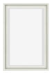 Lyon MDF Schattenfugenrahmen 2 3 Weiss Matt Vorne | Yourdecoration.at