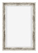 Lyon MDF Schattenfugenrahmen 2 3 Weiss Vintage Vorne | Yourdecoration.at