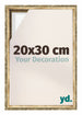 Lyon MDF Schattenfugenrahmen 20x30cm Gold Antik Vorne Messe | Yourdecoration.at