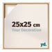 Lyon MDF Schattenfugenrahmen 25x25cm Buche Vorne Messe | Yourdecoration.at
