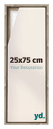 Lyon MDF Schattenfugenrahmen 25x75cm Sonoma Eiche Vorne Messe | Yourdecoration.at