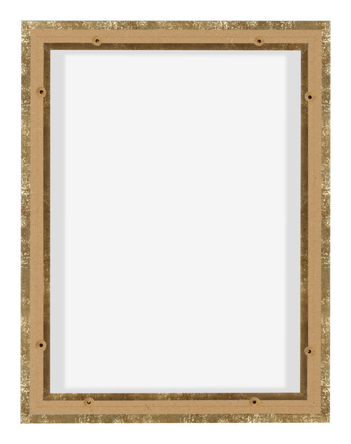 Lyon MDF Schattenfugenrahmen 3 4 Gold Antik Ruckseite | Yourdecoration.at