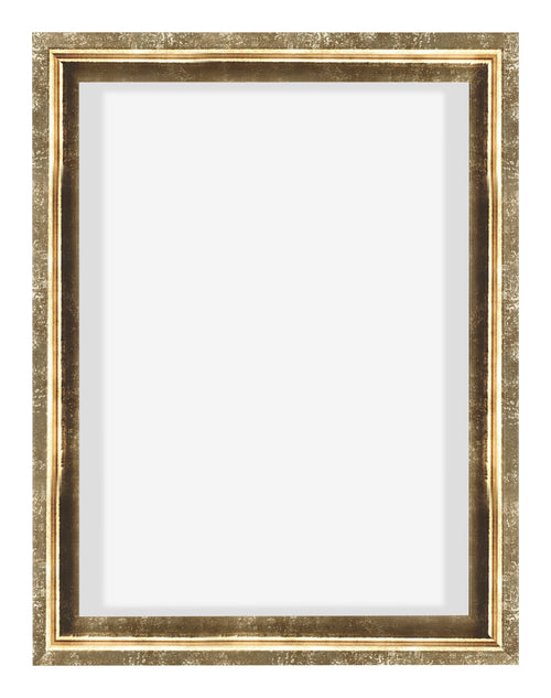 Lyon MDF Schattenfugenrahmen 3 4 Gold Antik Vorne | Yourdecoration.at