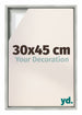 Lyon MDF Schattenfugenrahmen 30x45cm Silber Matt Vorne Messe | Yourdecoration.at