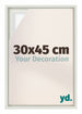 Lyon MDF Schattenfugenrahmen 30x45cm Weiss Matt Vorne Messe | Yourdecoration.at