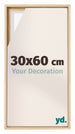 Lyon MDF Schattenfugenrahmen 30x60cm Buche Vorne Messe | Yourdecoration.at