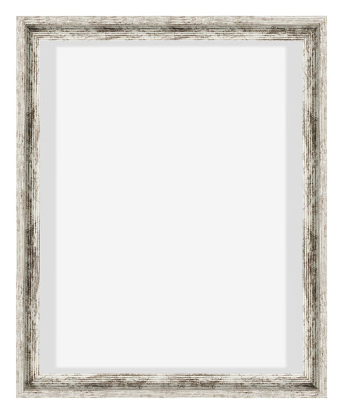Lyon MDF Schattenfugenrahmen 4 5 Weiss Vintage Vorne | Yourdecoration.at