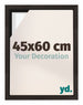 Lyon MDF Schattenfugenrahmen 45x60cm Eiche Dunkel Vorne Messe | Yourdecoration.at