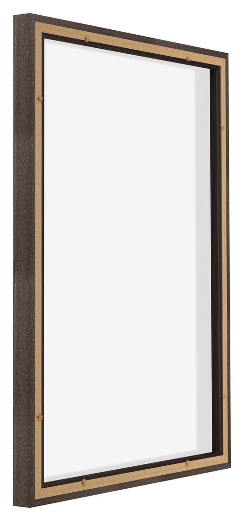 Lyon MDF Schattenfugenrahmen 5 7 Eiche Dunkel Ruckseite Schrag | Yourdecoration.at