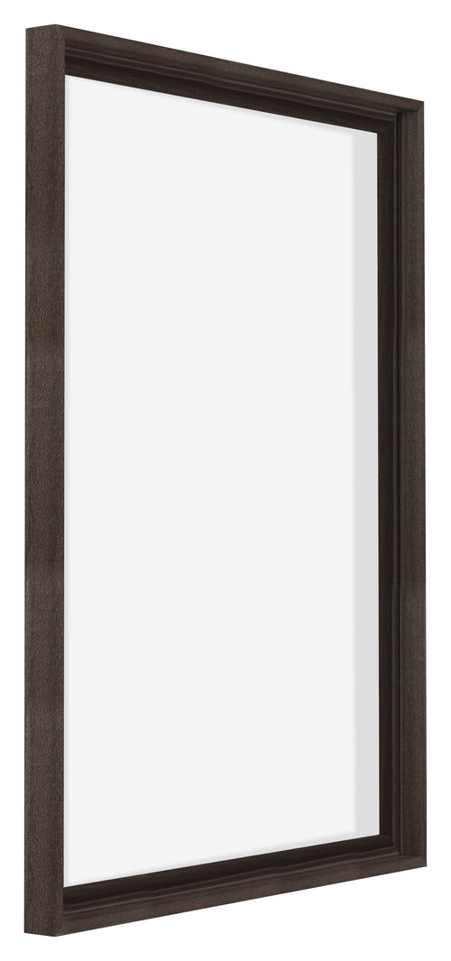 Lyon MDF Schattenfugenrahmen 5 7 Eiche Dunkel Vorne Schrag | Yourdecoration.at