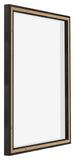 Lyon MDF Schattenfugenrahmen 5 7 Schwarz Matt Ruckseite Schrag | Yourdecoration.at