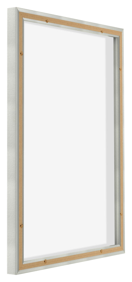Lyon MDF Schattenfugenrahmen 5 7 Silber Matt Ruckseite Schrag | Yourdecoration.at