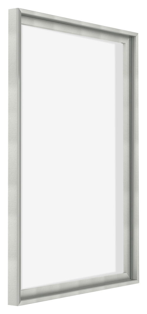 Lyon MDF Schattenfugenrahmen 5 7 Silber Matt Vorne Schrag | Yourdecoration.at