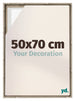 Lyon MDF Schattenfugenrahmen 50x70cm Sonoma Eiche Vorne Messe | Yourdecoration.at