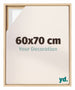 Lyon MDF Schattenfugenrahmen 60x70cm Buche Vorne Messe | Yourdecoration.at