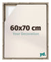 Lyon MDF Schattenfugenrahmen 60x70cm Sonoma Eiche Vorne Messe | Yourdecoration.at