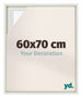 Lyon MDF Schattenfugenrahmen 60x70cm Weiss Matt Vorne Messe | Yourdecoration.at