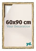 Lyon MDF Schattenfugenrahmen 60x90cm Gold Antik Vorne Messe | Yourdecoration.at