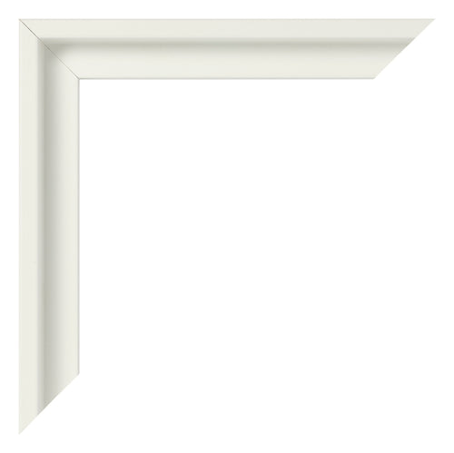 Lyon MDF Schattenfugenrahmen Weiss Matt Ecke | Yourdecoration.at