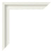 Lyon MDF Schattenfugenrahmen Weiss Matt Ecke | Yourdecoration.at