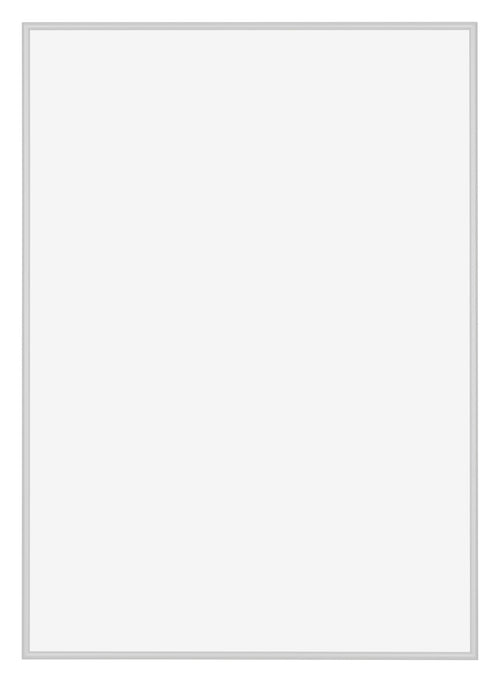 Miami Aluminium Bilderrahmen 21x30cm Silber Matt Vorne | Yourdecoration.at