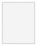 Miami Aluminium Bilderrahmen 28x35cm Silber Matt Vorne | Yourdecoration.at