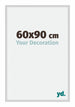 Miami Aluminium Bilderrahmen 60x90cm Silber Matt Vorne Messe | Yourdecoration.at