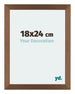 Mura MDF Bilderrahmen 18x24cm Kupfer Dekor Vorne Messe | Yourdecoration.at