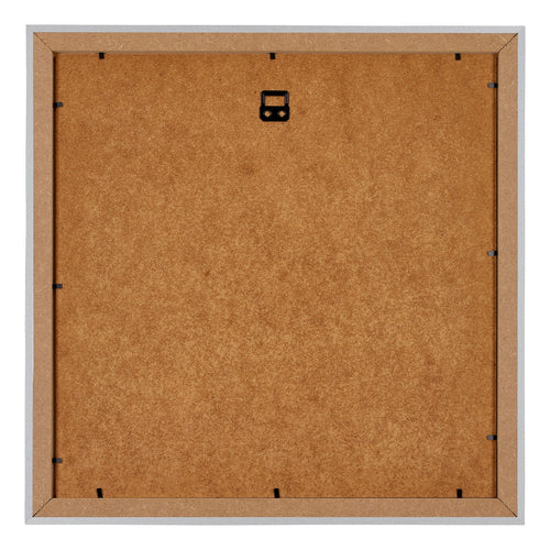 Mura MDF Bilderrahmen 20x20cm Silber Matt Rucksteite | Yourdecoration.at
