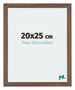 Mura MDF Bilderrahmen 20x25cm Nussbaum Dunkel Vorne Messe | Yourdecoration.at