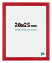 Mura MDF Bilderrahmen 20x25cm Rot Vorne Messe | Yourdecoration.at