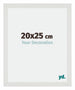 Mura MDF Bilderrahmen 20x25cm Weiss Matt Vorne Messe | Yourdecoration.at