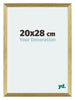 Mura MDF Bilderrahmen 20x28cm Gold Glanz Vorne Messe | Yourdecoration.at