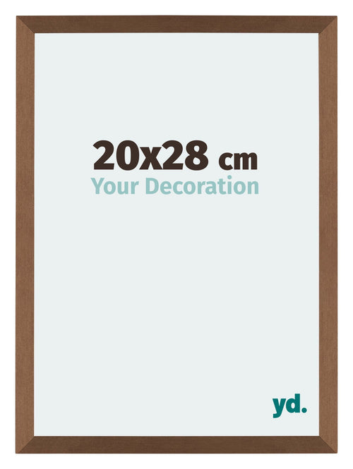 Mura MDF Bilderrahmen 20x28cm Kupfer Dekor Vorne Messe | Yourdecoration.at