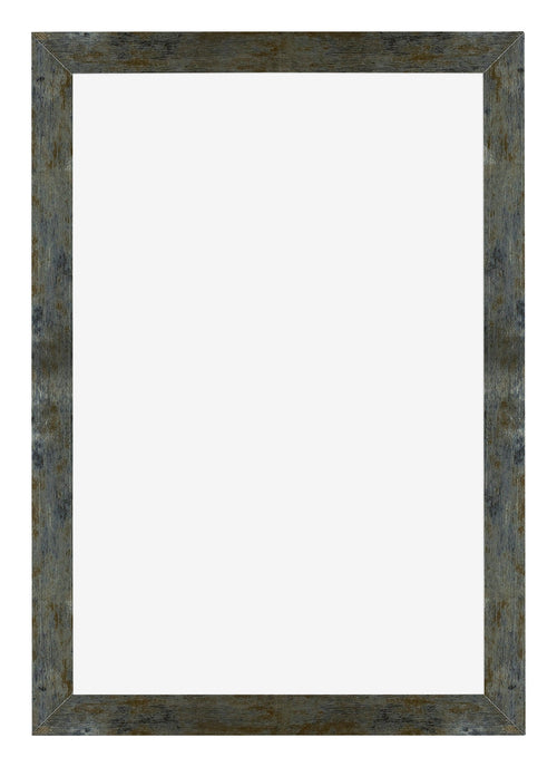 Mura MDF Bilderrahmen 20x30cm Blau Gold Meliert Vorne | Yourdecoration.at