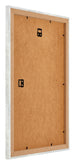 Mura MDF Bilderrahmen 20x30cm Silberglanz Vintage Rucksteite Schrag | Yourdecoration.at