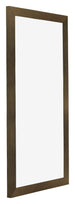 Mura MDF Bilderrahmen 20x40cm Bronze Dekor Vorne Schrag | Yourdecoration.at