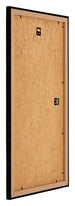 Mura MDF Bilderrahmen 20x40cm Schwarz Hochglanz Rucksteite Schrag | Yourdecoration.at